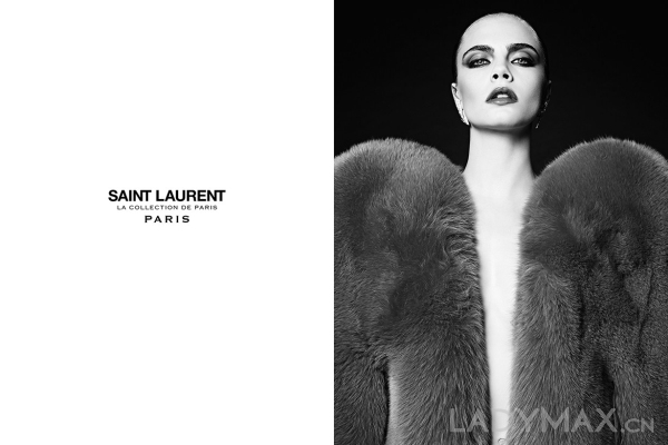 Cara Delevingne为Saint Laurent重塑经典 摩登Le Smoking