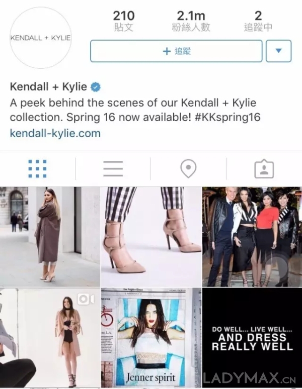 Kendall Jenner姐妹推出手袋系列 两人在instagram粉丝已过亿