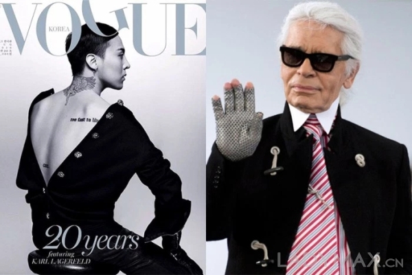 老佛爷亲自操刀为G-Dragon拍《Vogue》封面照