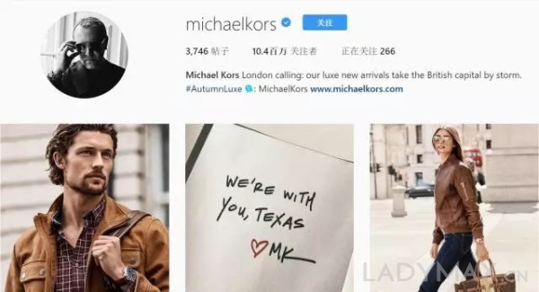 Michael Kors社交媒体粉丝突破3800万，它的秘诀是什么？